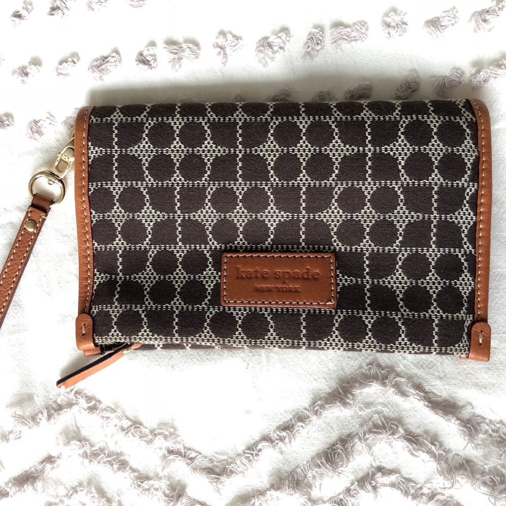 Kate Spade Foldover Clutch and Wristlet
